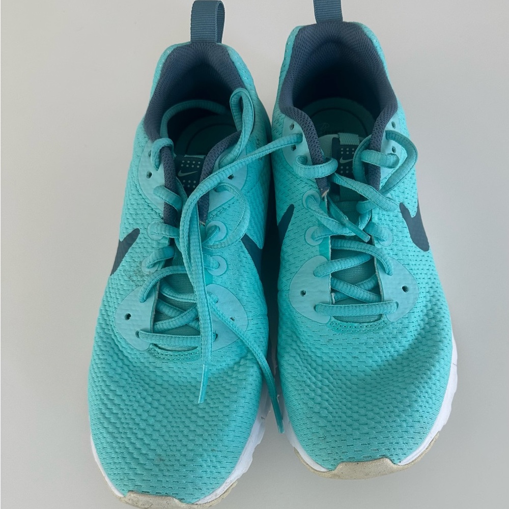 Nike Aqua and Gray Athletic Shoes